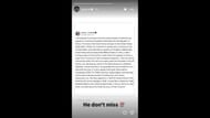Screenshot of Pham's Instagram Story (Image from - Instagram.com/@tphamlv IG Stories)
